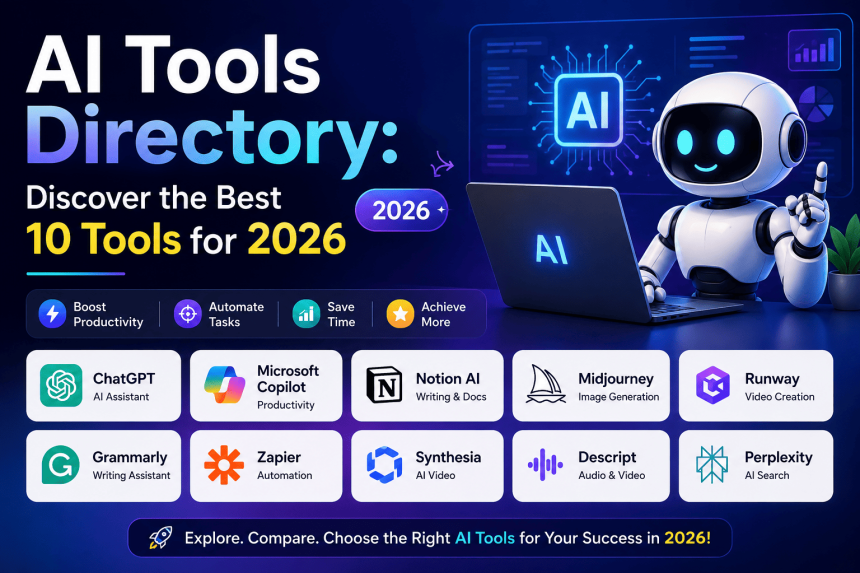 AI Tools Directory: Discover the Best 10 Tools for 2026