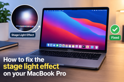 How to Fix the Stage Light Effect on Your MacBook Pro