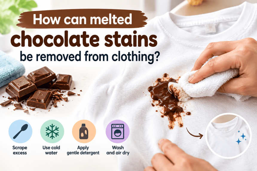 How to Remove Melted Chocolate Stains from Clothing: The Complete Guide